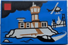 Tile 2 x 3 with LEGO City Set 60419 Police Prison Island Box Art Pattern