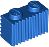 Brick, Modified 1 x 2 with Grille / Fluted Profile