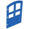 Duplo Door / Window Pane 1 x 4 x 4 with 4 Different Size Panes and Curved Top