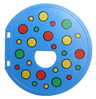 Duplo Ball Tube Exit Door with Green, Red and Yellow Dots Pattern