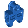 Technic, Axle Connector 2 x 3 with Ball Joint Socket - Open Sides, Angled Forks with Closed Axle Holes