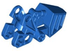 Bionicle Foot with Ball Joint Socket 3 x 6 x 2 1/3, Rounded Tops