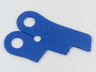 Minifigure Cape Cloth, Stepped Cutout On One Side