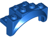 Vehicle, Mudguard 4 x 2 1/2 x 2 with Arch Round, Solid Studs, and Rounded Legs