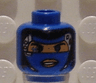 Minifigure, Head Alien with Robot Female, Lips Pattern