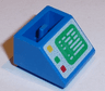 Slope, Inverted 45 2 x 2 with Flat Bottom Pin with Green Computer Screen on White Background, Red, Green, and Yellow Buttons on Right Side Pattern