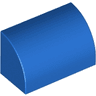 Slope, Curved 1 x 2 with Bottom Stud Holder