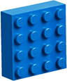 Magnet Brick, Modified 4 x 4 Sealed Base
