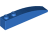 Slope, Curved 6 x 1 with 2 Studs
