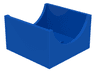 Container, Box 4 x 4 x 2 Bottom with Semicircle Cutout Ends
