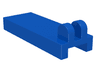 Hinge Tile 1 x 2 1/2 with 2 Fingers on Top