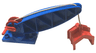 Duplo Crane Base with Arm and Red Winch, Large Claw, and Crank