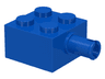 Brick, Modified 2 x 2 with Pin and No Axle Hole