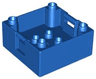 Duplo Container Box 4 x 4 with Studs on Corners