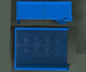 Duplo Trailer Bed with 8 Studs without Back Sill