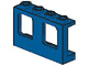 Window 1 x 4 x 2 Plane, Single Top Hole and Double Bottom Holes for Glass