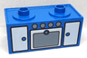 Duplo, Furniture Oven Range with 2 Top Studs with White Doors Pattern