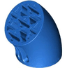 Brick, Round 3 x 3 D. 45 degrees Elbow with Axle Holes