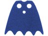 Minifigure Cape Cloth with Top Holes and Scalloped 5 Points Bottom (Batman), Long, Circle Neck Cut - Traditional Starched Fabric