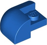 Slope, Curved 2 x 2 Corner Round with Recessed Stud