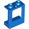 Window 1 x 2 x 2 Plane, Single Hole Top and Bottom for Glass