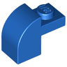 Slope, Curved 2 x 1 x 1 1/3 with Recessed Stud