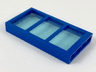 Window 1 x 4 x 6 with 3 Panes with Fixed Trans-Light Blue Glass