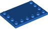 Tile, Modified 4 x 6 with Studs on Edges