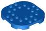 Plate, Modified 6 x 6 with Rounded Corners and 4 Feet