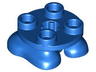 Legs with Plate Round 2 x 2 and Axle Hole - 2 Feet