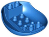 Duplo Helicopter Body Wide Round Base