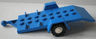 Vehicle, Trailer Base 4 x 8 Bed with White Wheels and Tires