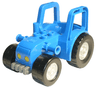 Duplo Farm Tractor with 2 x 2 Studs on Hood and Yellow Headlights Pattern