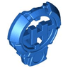 Hero Factory Chest Badge with 'H' and Flat Bottom