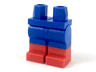 Hips and Legs with Molded Red Lower Legs / Boots  Pattern