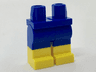 Hips and Legs with Molded Yellow Lower Legs / Boots Pattern