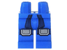 Hips and Legs with Dark Blue Sash, Knee Straps and Silver Knee Pads Pattern