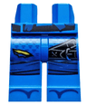Hips and Legs with Black Belt, Torn Pants Right, Belts Left, Knee Wrappings and Sandals Pattern