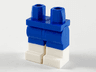 Hips and Legs with Molded White Lower Legs / Boots  Pattern