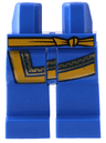 Hips and Legs with Yellow Sash and Robe Hem Pattern
