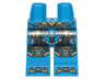 Hips and Legs with Black and Gold Armor and Knee Pads Pattern