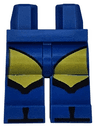 Hips and Legs with Outlined Yellow Thigh Pads and Black Toes Pattern