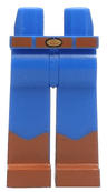 Hips and Long Legs Partially Hollow with Dark Orange Boots Pattern (Woody)