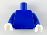 Torso Plain / Blue Arms / White Hands