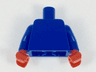 Torso Plain / Blue Arms / Red Hands