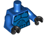 Torso SW Armor Clone Trooper Pattern (Clone Wars) / Blue Arms / Black Hands