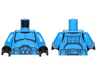 Torso SW Armor Clone Trooper with Belt with Pockets Pattern (Senate Commando) / Blue Arms / Black Hands