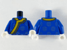Torso Changshan, White Yellow Hems and Silver Circle Designs Pattern / Blue Arms / White Hands