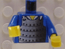 Torso Castle Ninja Armor Plate Mail Pattern / Blue Arms / Yellow Hands