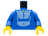 Torso Blue Jogging Suit Pattern / Blue Arms / Yellow Hands